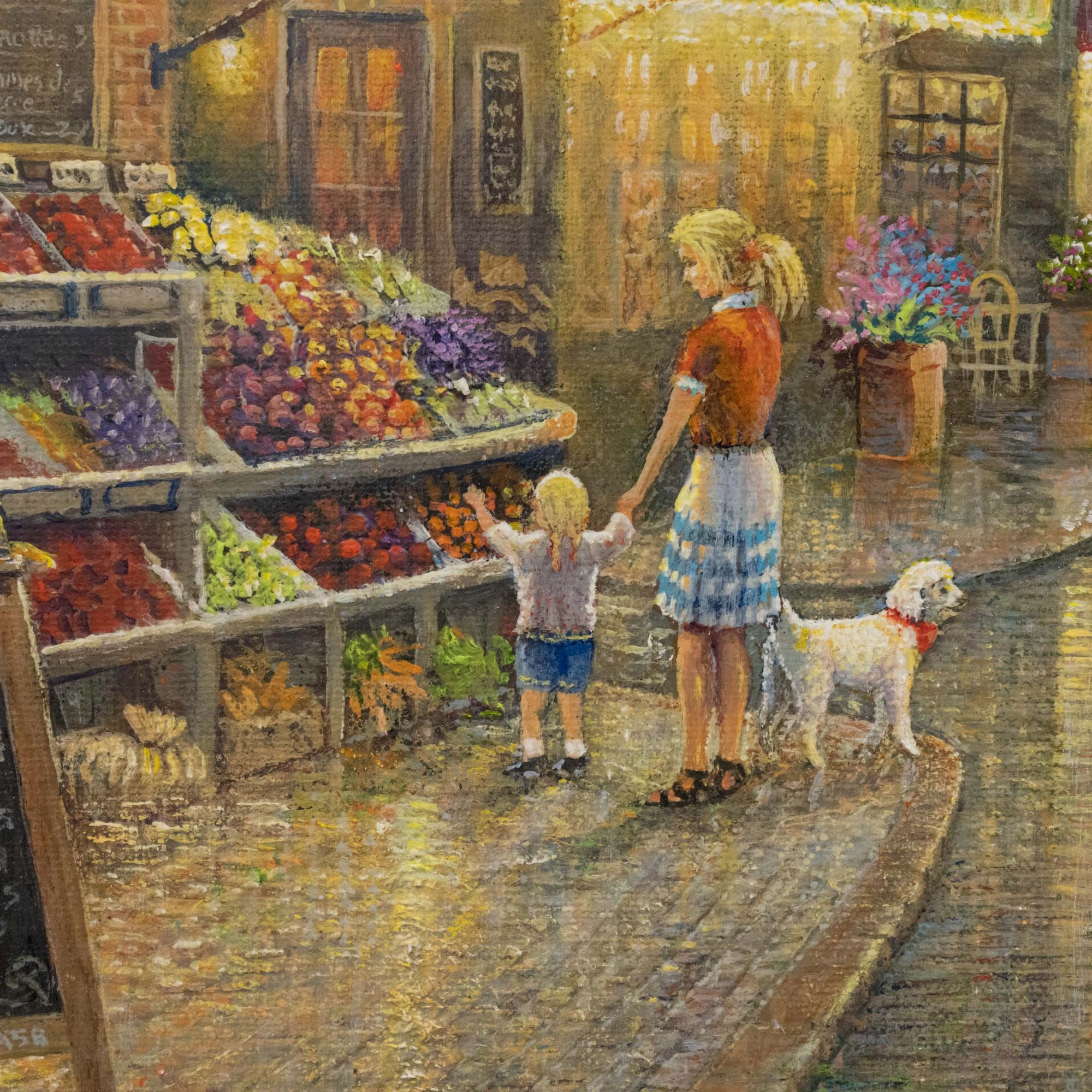 *Original Study* Paris Café by Thomas Kinkade Studios 22" x 31.5"