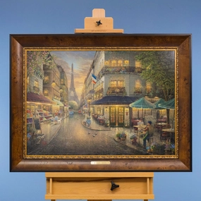 *Original Study* Paris Café by Thomas Kinkade Studios 22" x 31.5"