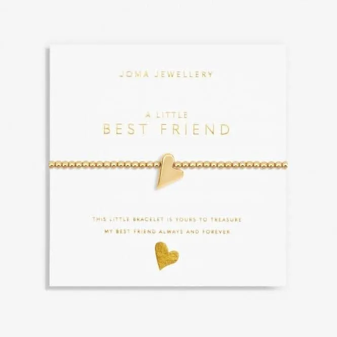 A Little Best Friend Gold Plated 17.5cm Stretch Bracelet 6981 Joma Jewellery