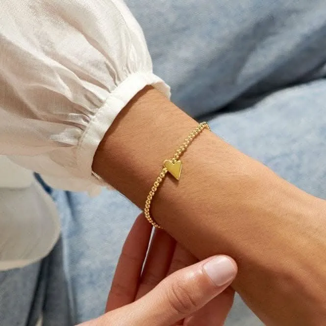A Little Best Friend Gold Plated 17.5cm Stretch Bracelet 6981 Joma Jewellery