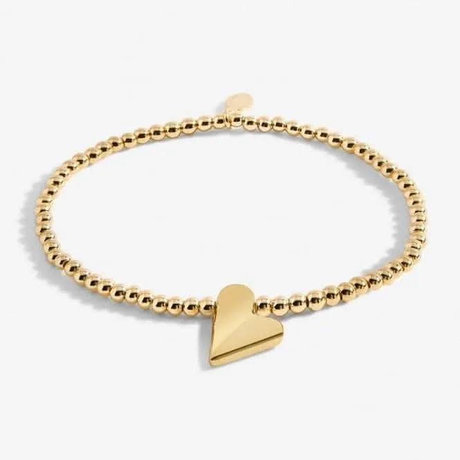 A Little Best Friend Gold Plated 17.5cm Stretch Bracelet 6981 Joma Jewellery