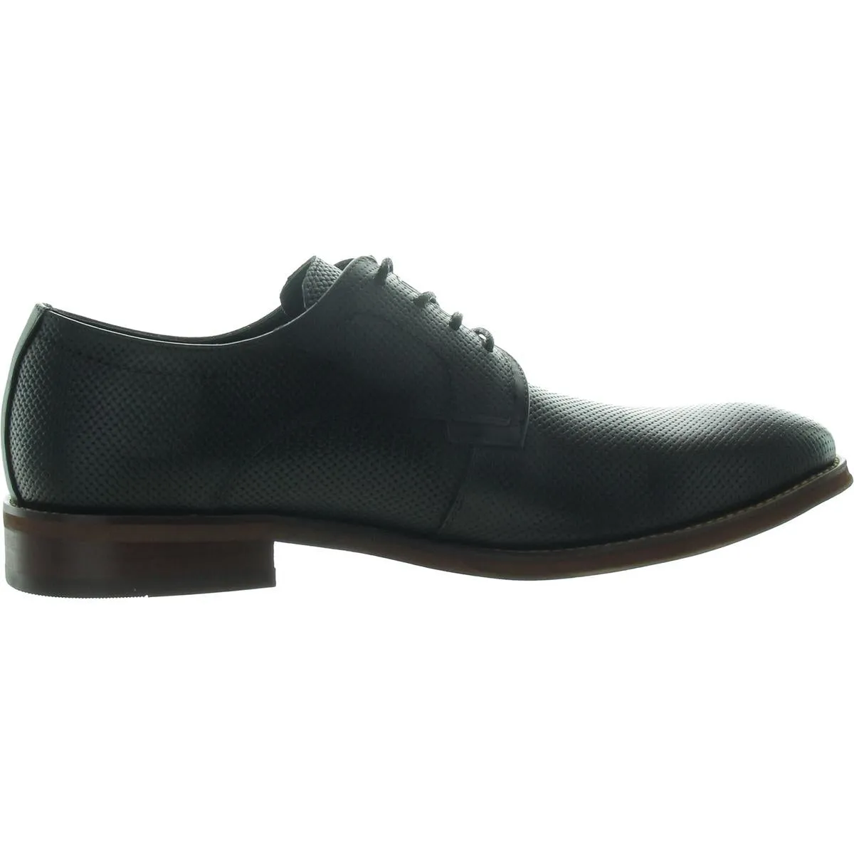 Antero Mens Textured Leather Derby Shoes