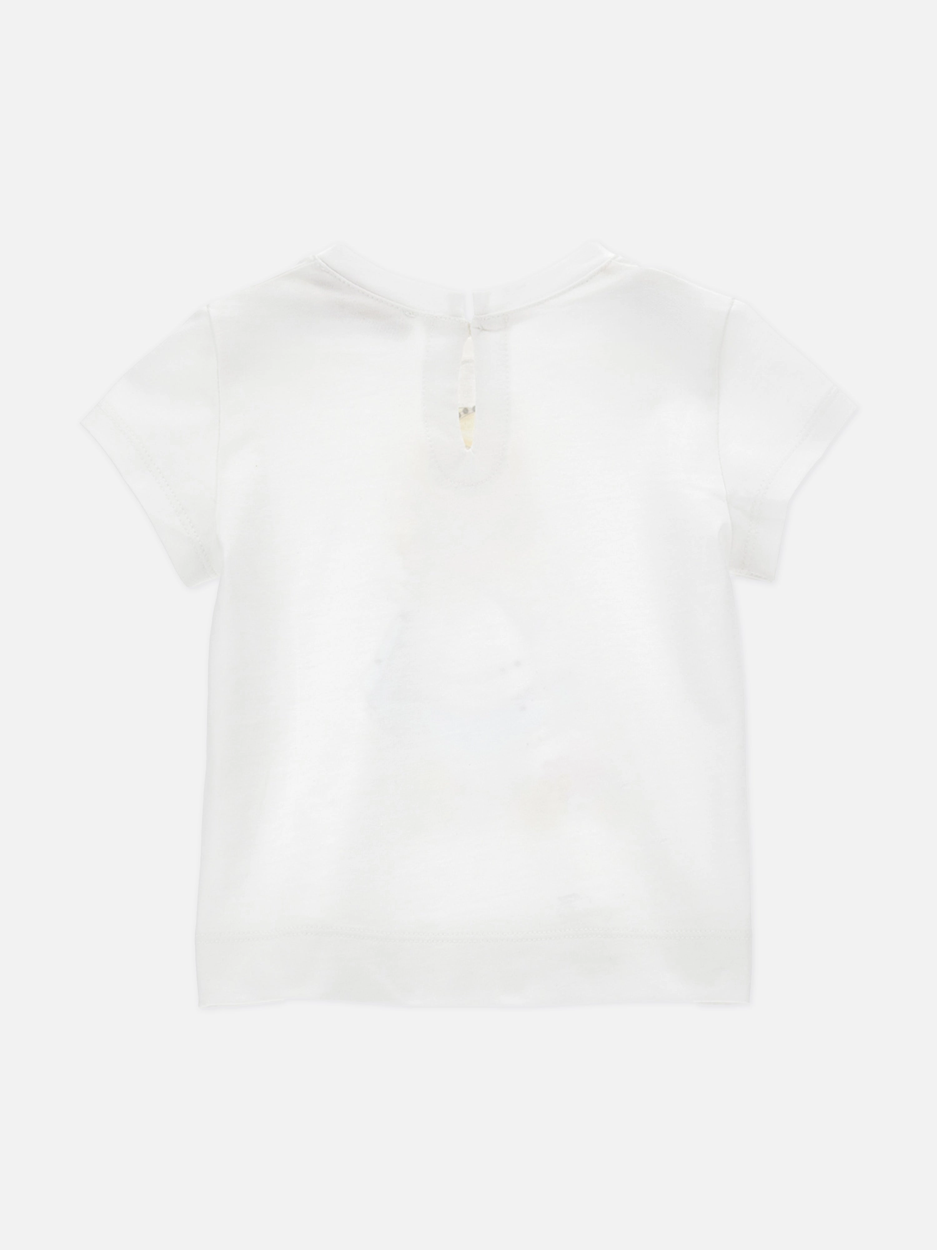 Baby Girls Alice In Wonderland T-Shirt in White