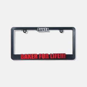 BAKER - BAKER4LIFE LICENSE PLATE