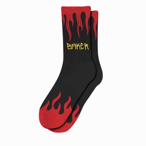 BAKER - FLAMES SOCKS