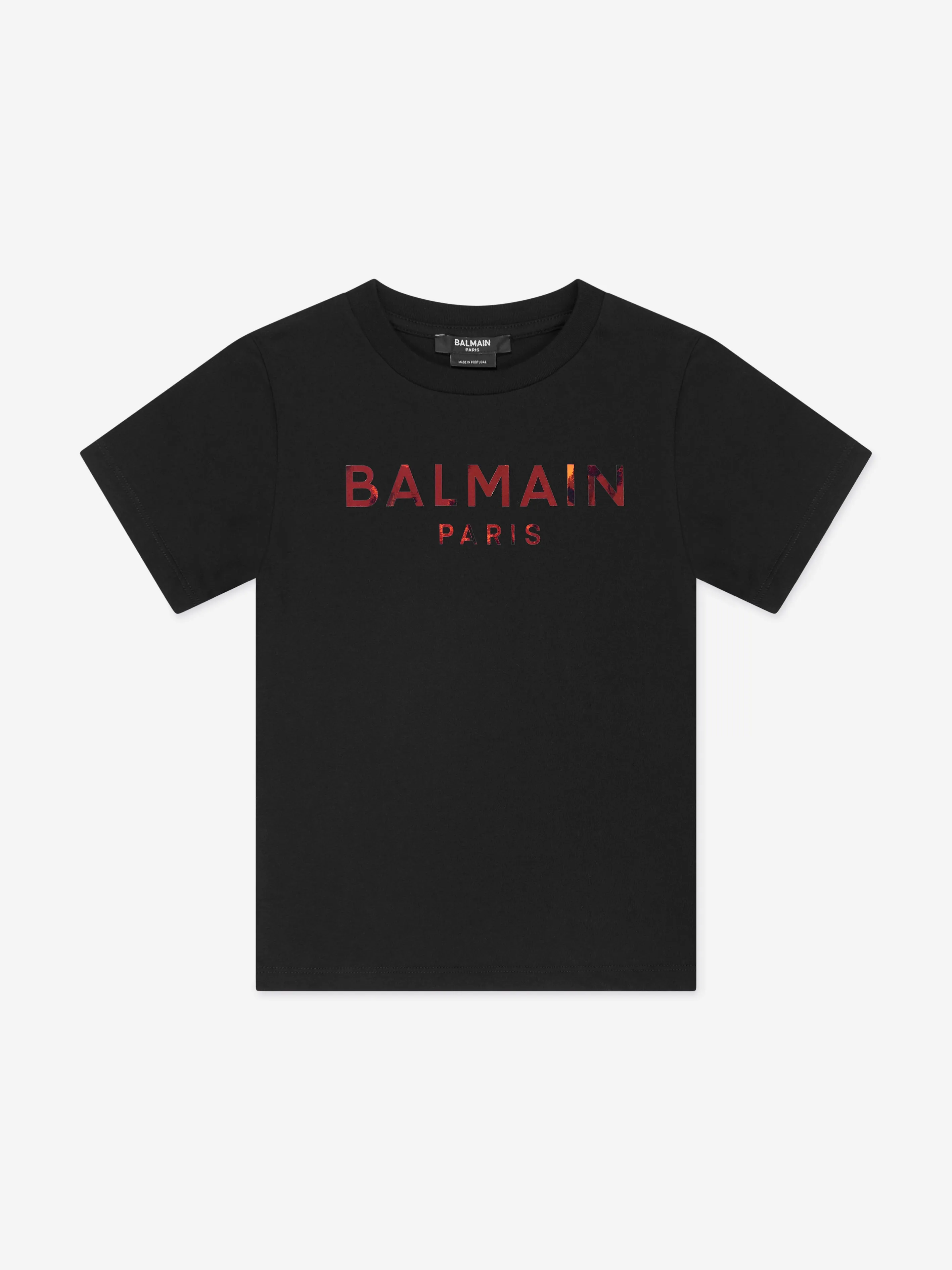 Balmain Girls Logo T-Shirt in White