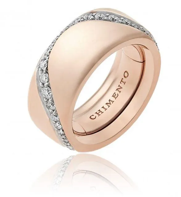 Chimento Jewellery Chimento Forever Essenza 18ct Rose Gold Diamond Adjustable Size-Fit Ring