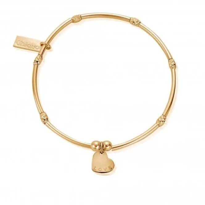 Chlobo Jewellery ChloBo Mini Noodle Sparkle Rice Love Heart Charm GBMNSR1075