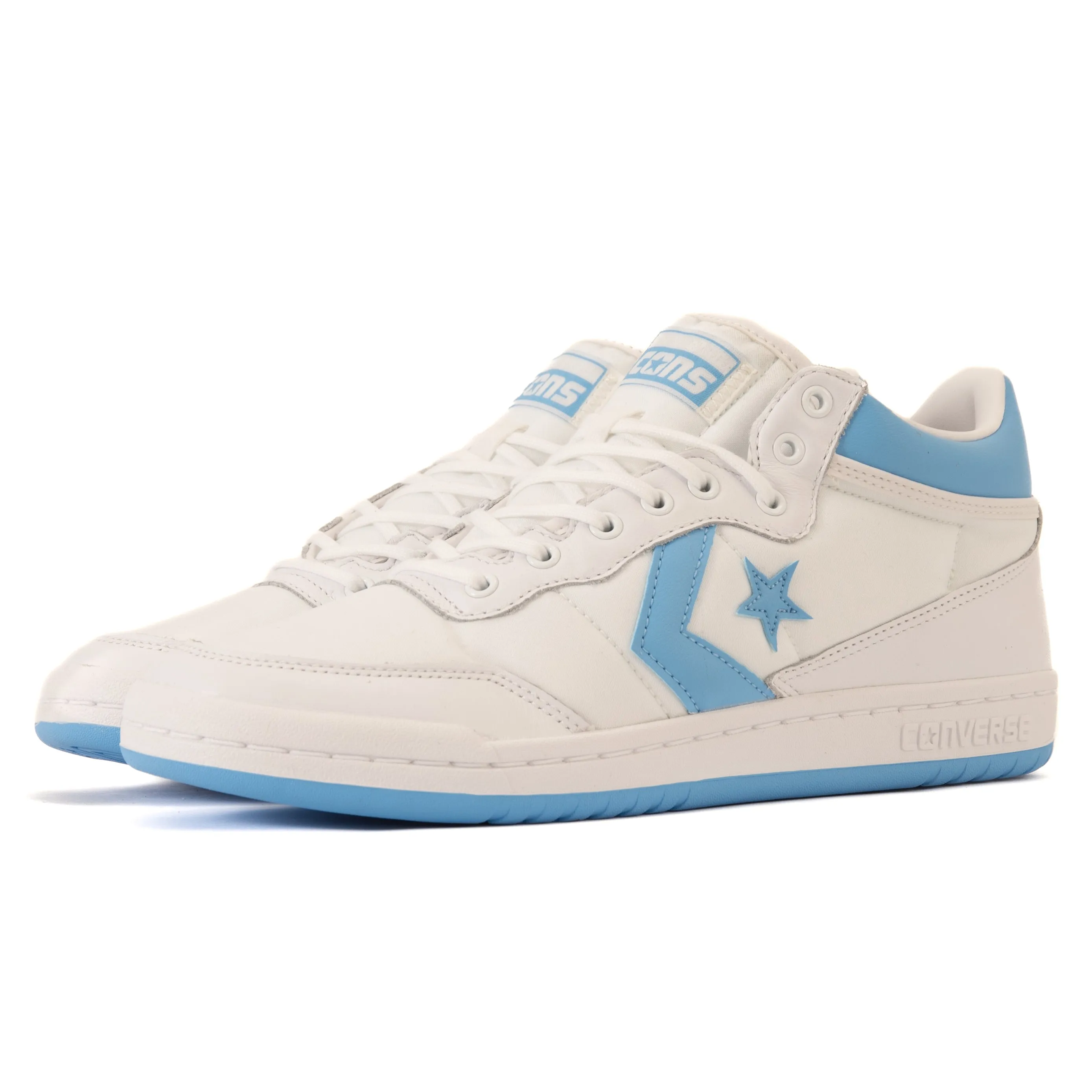 Cons - Fastbreak Pro Mid (White/Light Blue/White) Converse Shoes