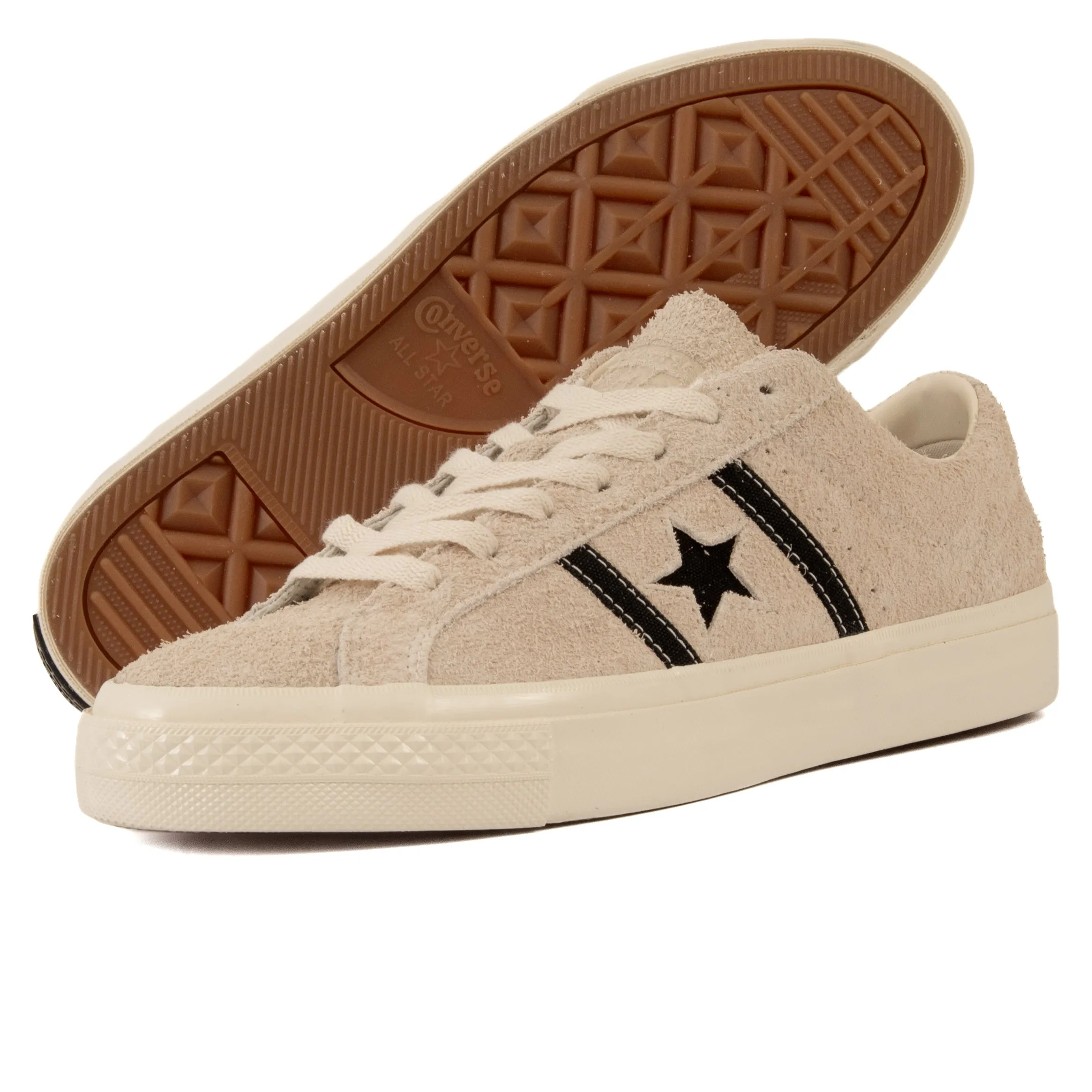 Cons - One Star Academy Pro OX (Egret/Black/Egret) Converse Shoes