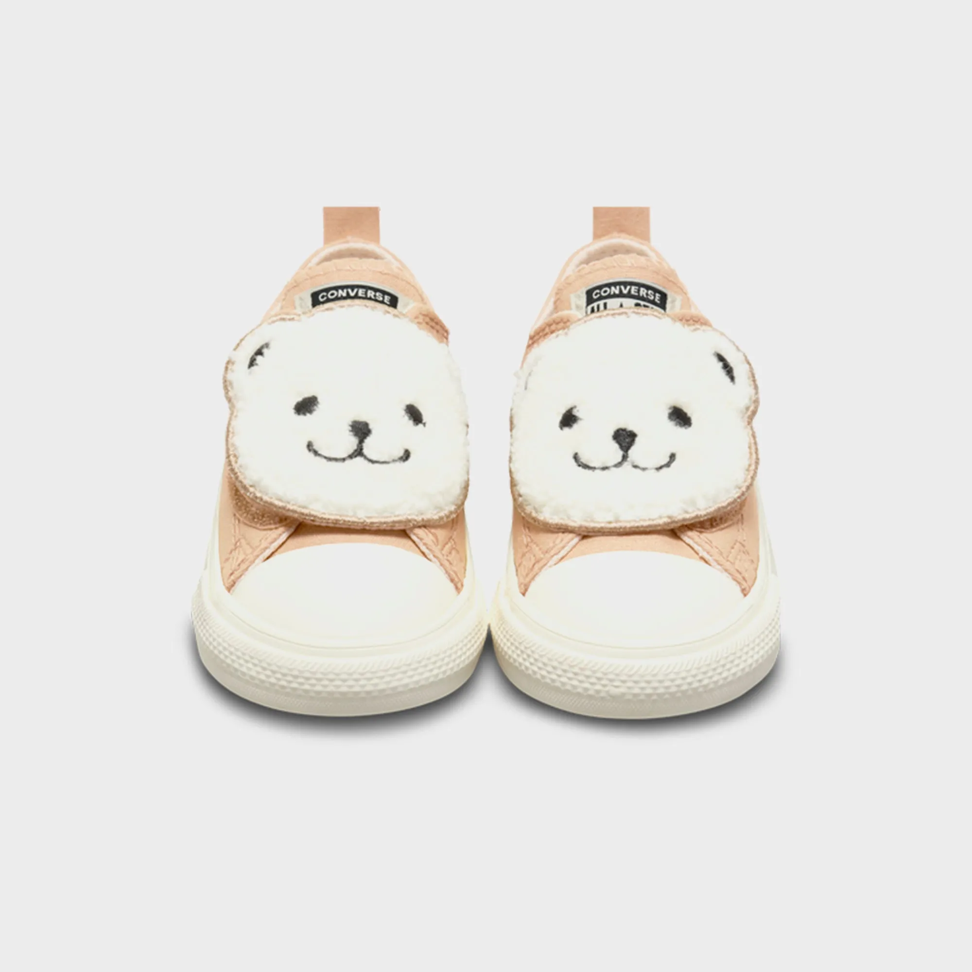 Converse TD Chuck Taylor All Star Sherpa Bear Easy-On - Quarry Converse Shoes