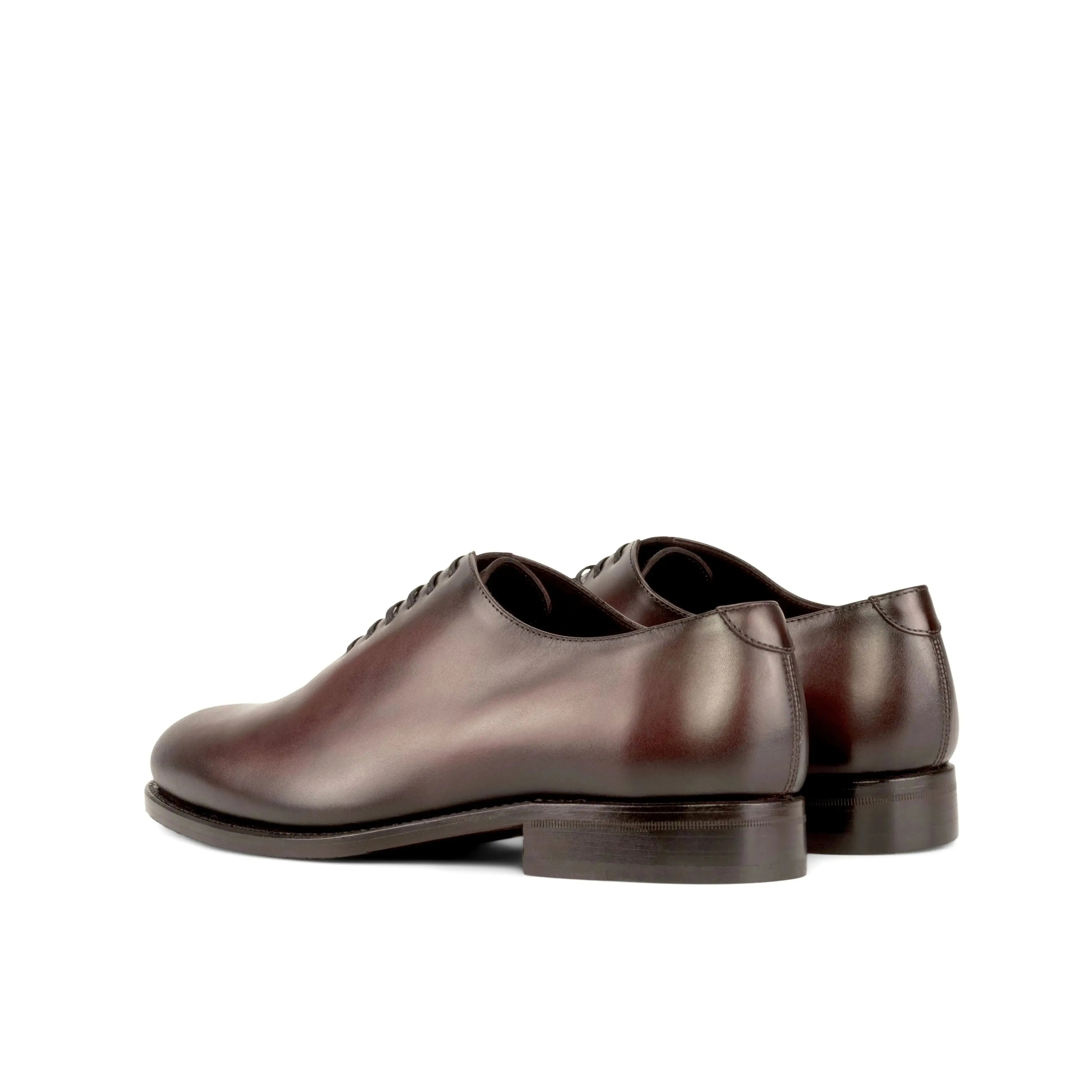 Dapperfam Shoes DapperFam Giuliano in Burgundy Men's Italian Leather Whole Cut