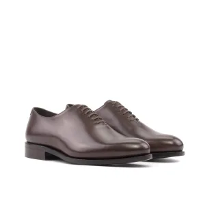 Dapperfam Shoes DapperFam Giuliano in Dark Brown Men's Italian Leather Whole Cut