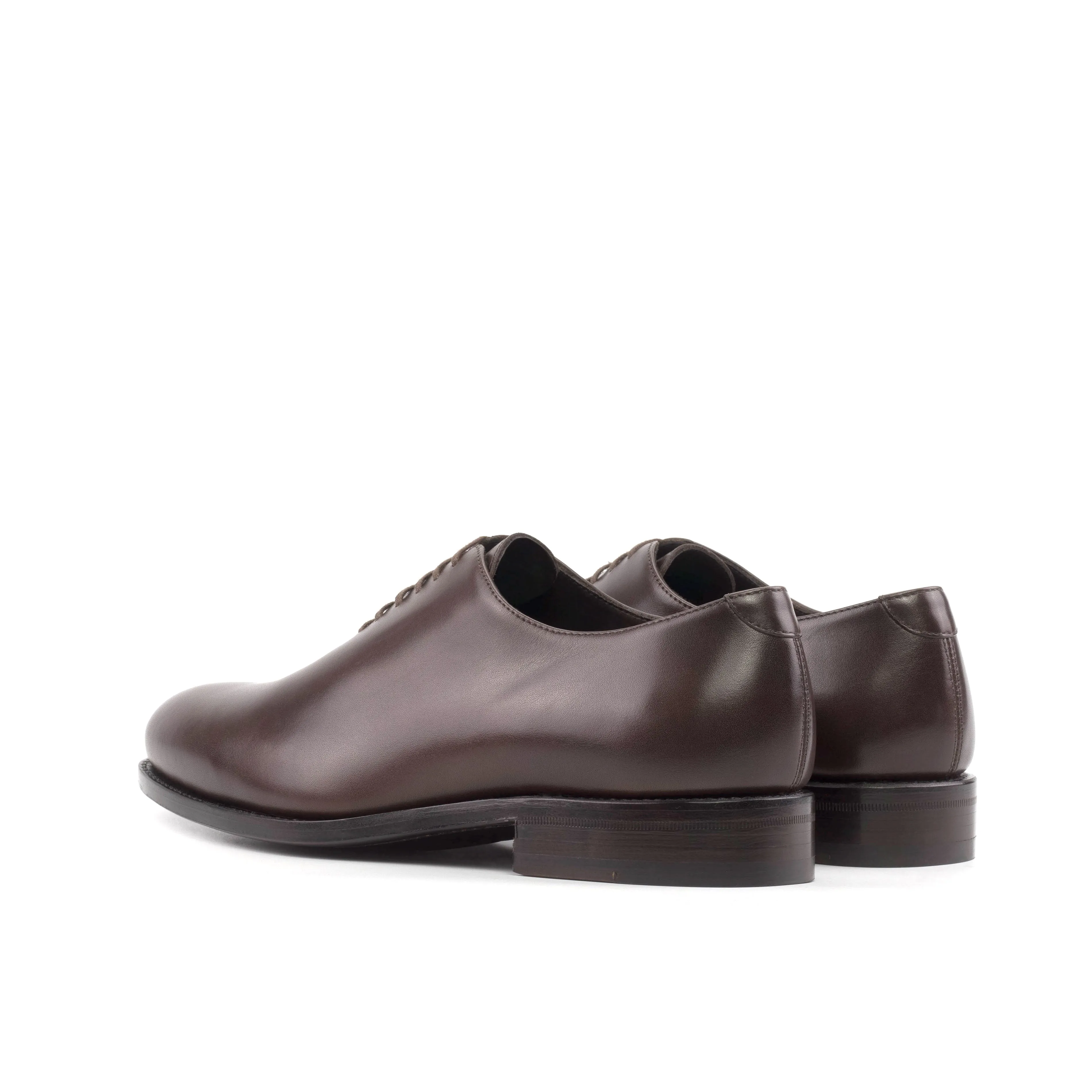 Dapperfam Shoes DapperFam Giuliano in Dark Brown Men's Italian Leather Whole Cut