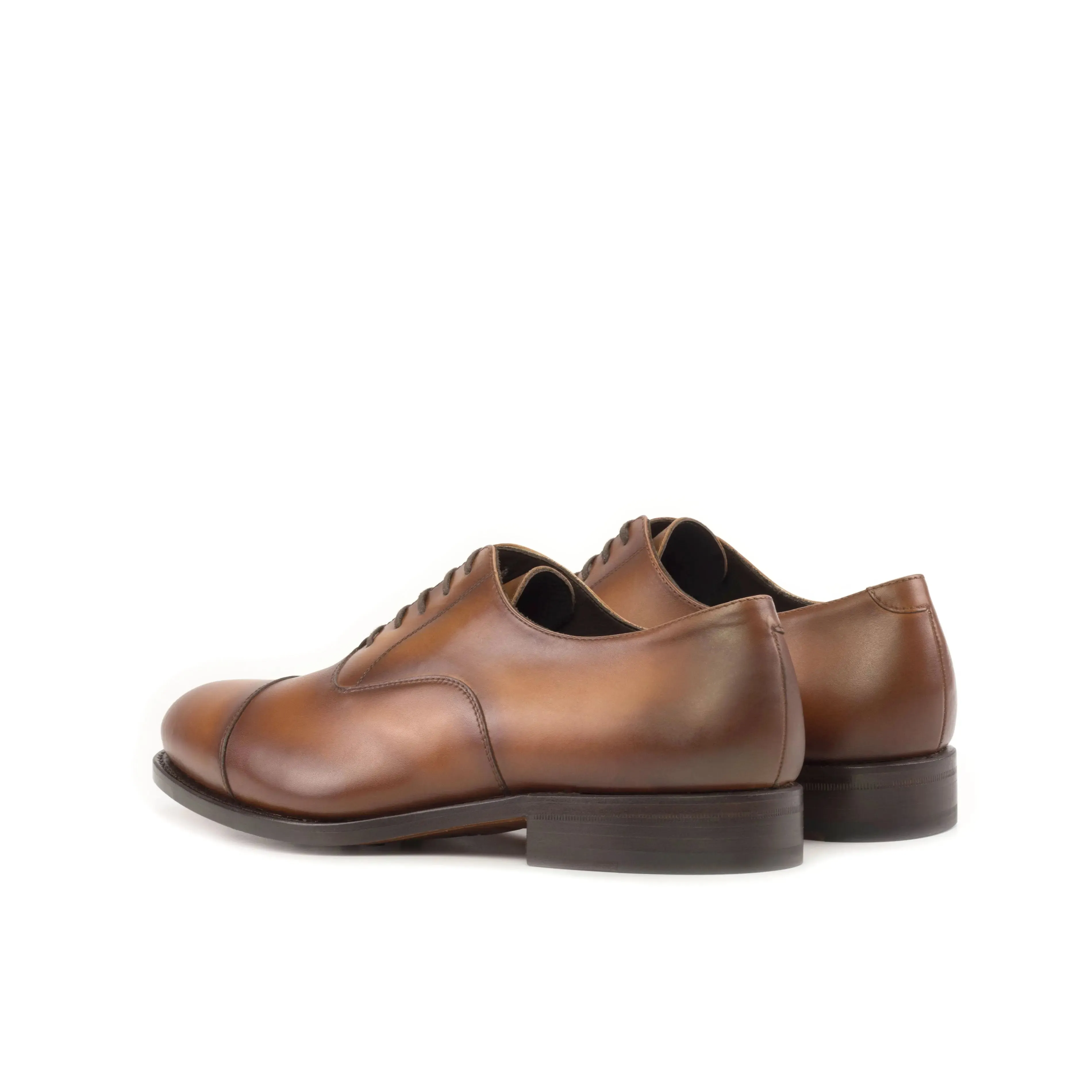 Dapperfam Shoes DapperFam Rafael in Brown Men's Italian Leather Oxford