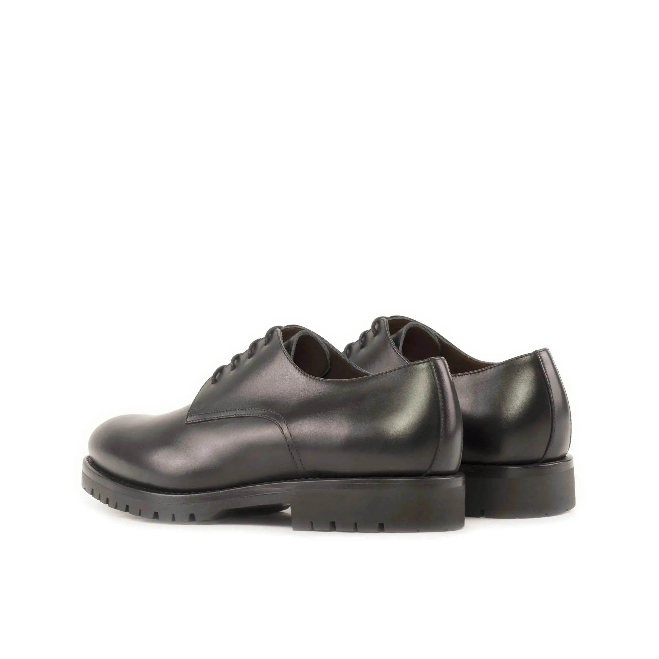 Dapperfam Shoes DapperFam Vero in Black Men's Italian Leather Derby