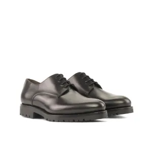 Dapperfam Shoes DapperFam Vero in Black Men's Italian Leather Derby