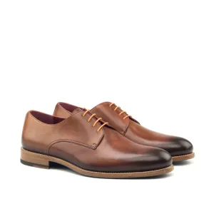 Dapperfam Shoes DapperFam Vero in Cognac Men's Italian Leather Derby