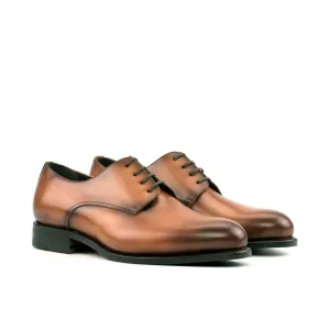 Dapperfam Shoes DapperFam Vero in Cognac Men's Italian Leather Derby
