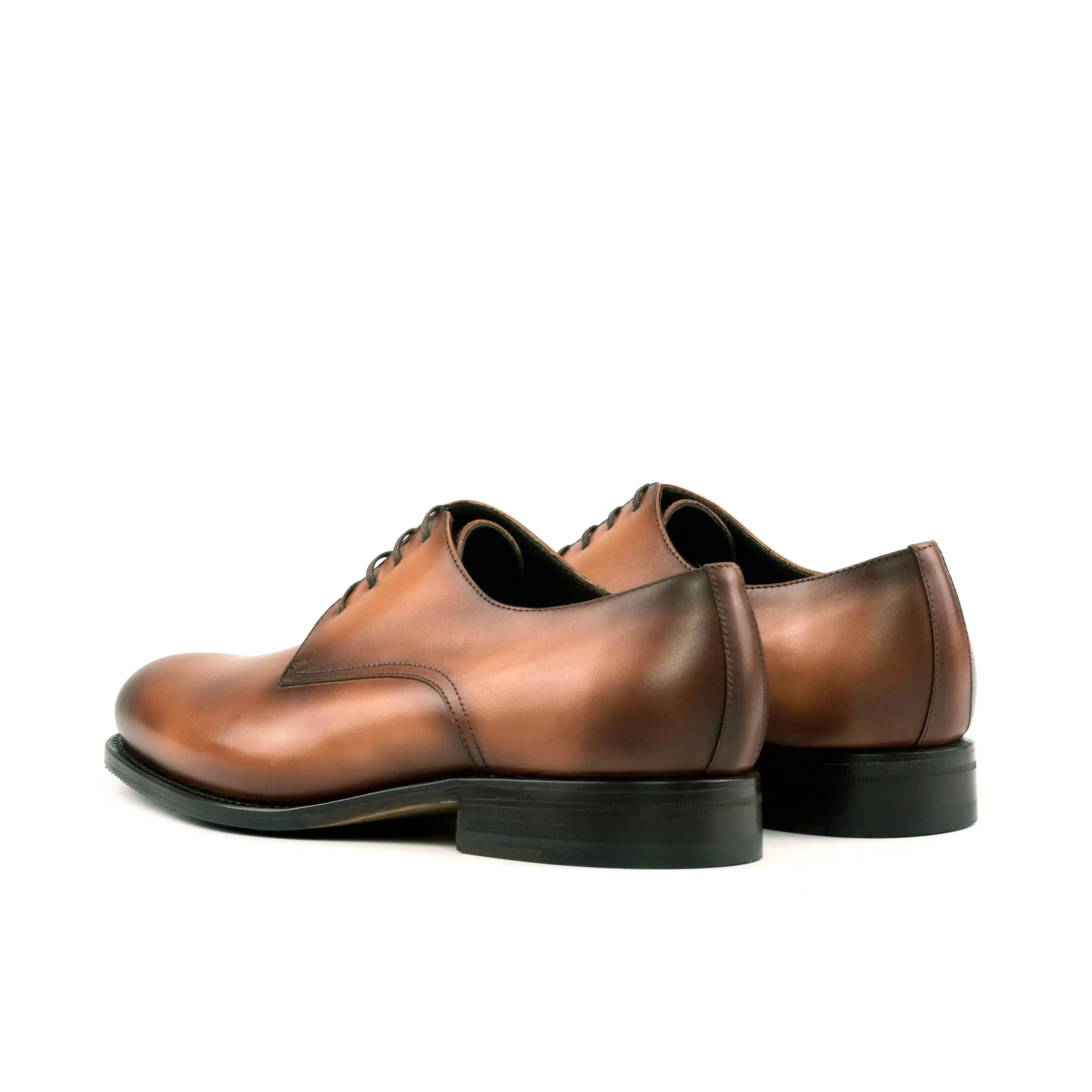 Dapperfam Shoes DapperFam Vero in Cognac Men's Italian Leather Derby