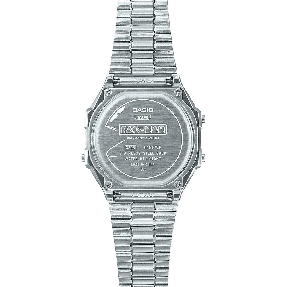 Dress Mens Watches Casio A168WEPC-7A Pac-Man Collaboration