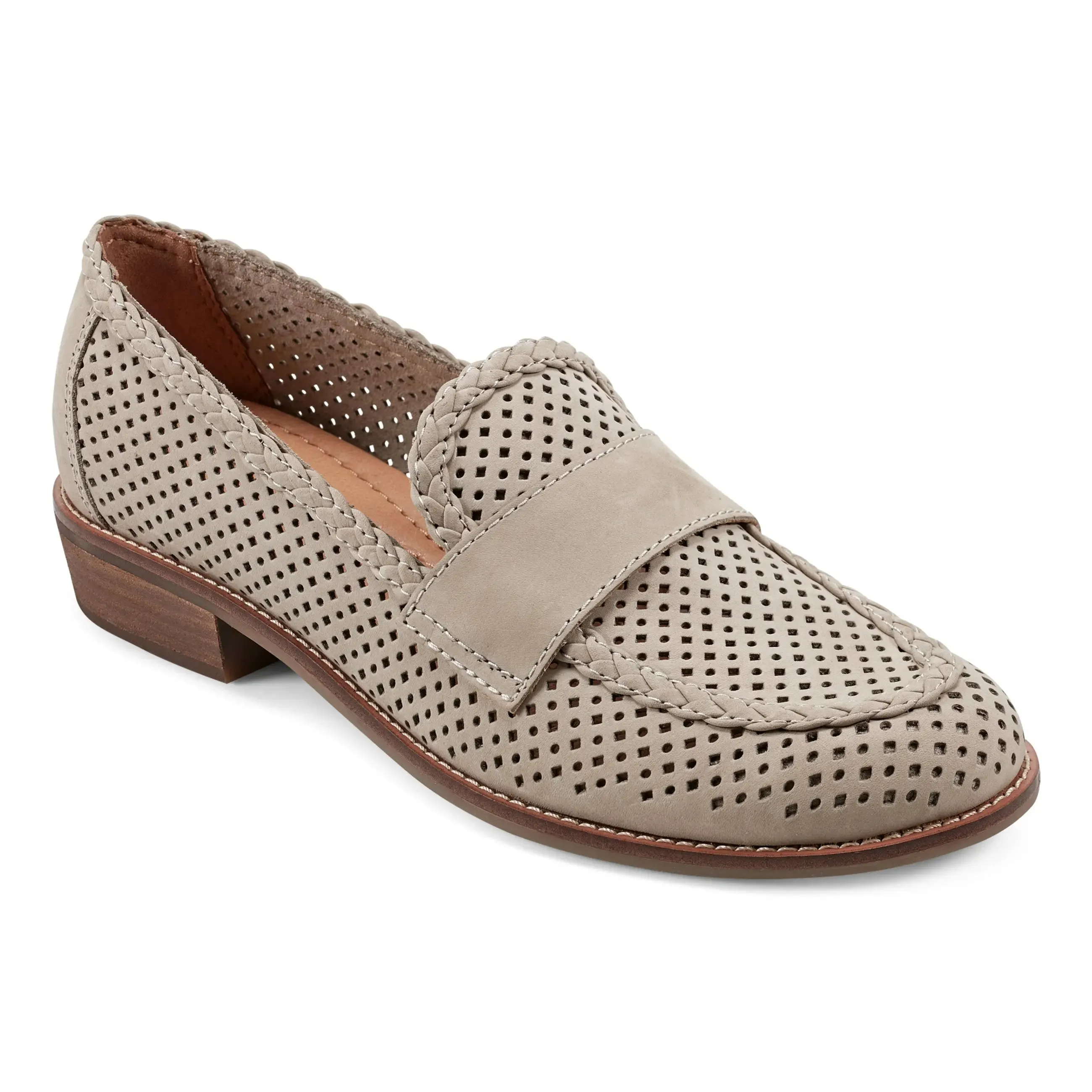Evvie Casual Slip-On Perforated Loafers