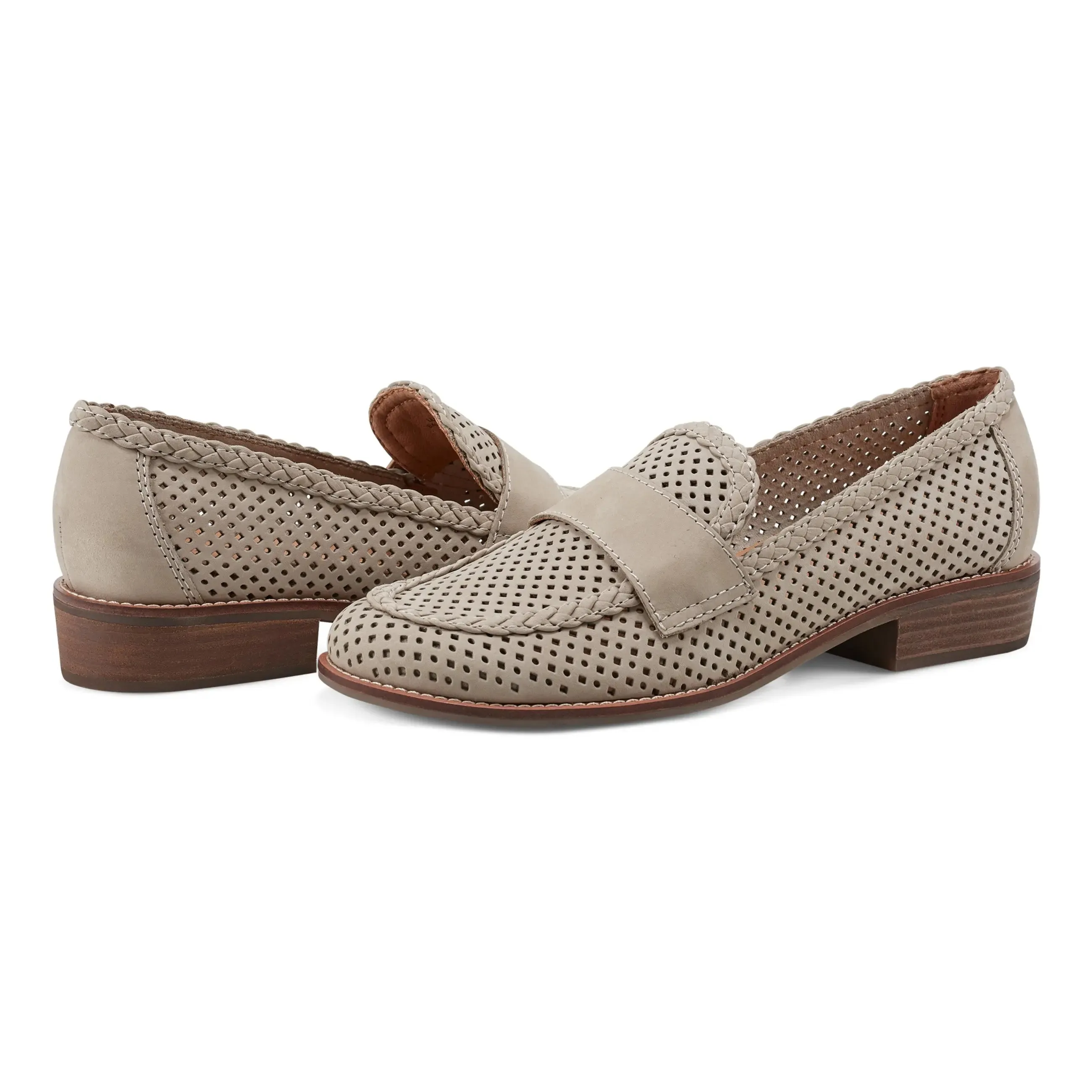 Evvie Casual Slip-On Perforated Loafers