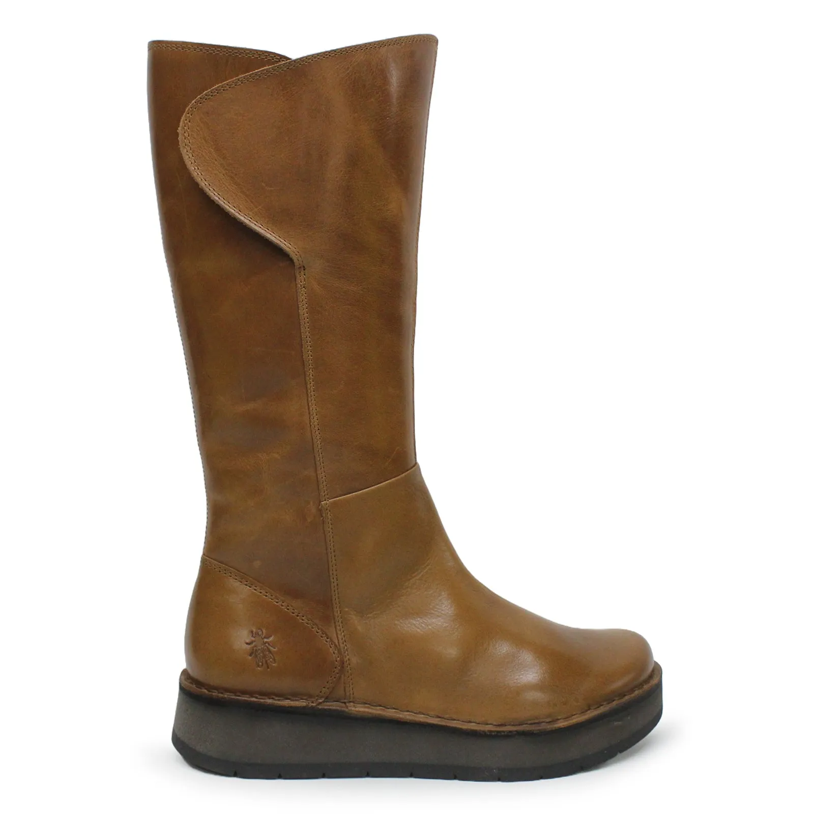 Fly London Rhea042Fly Rug Leather Women's Zip Up Mid Calf Boots