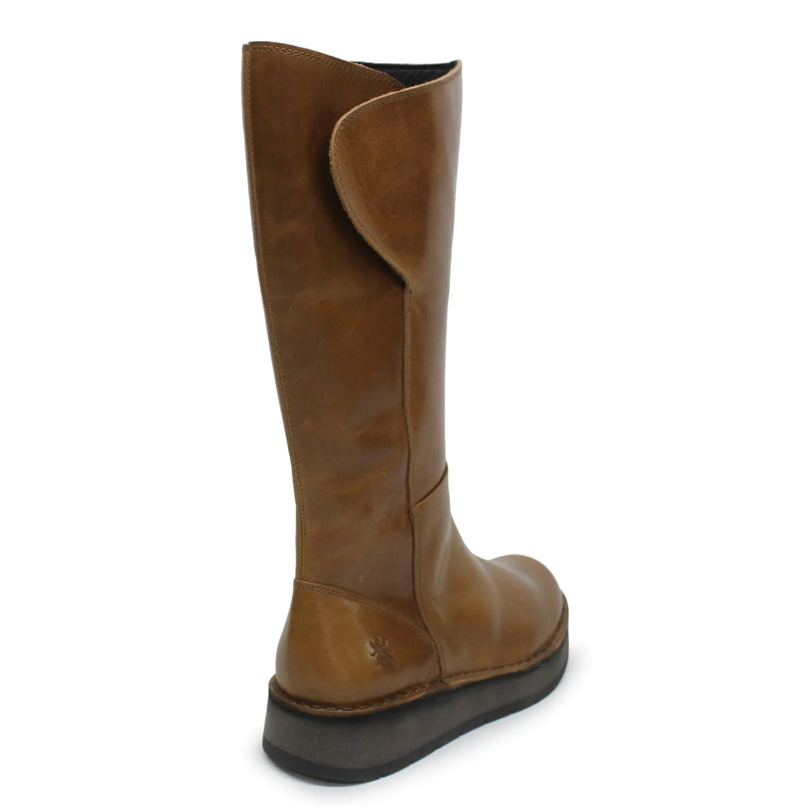 Fly London Rhea042Fly Rug Leather Women's Zip Up Mid Calf Boots