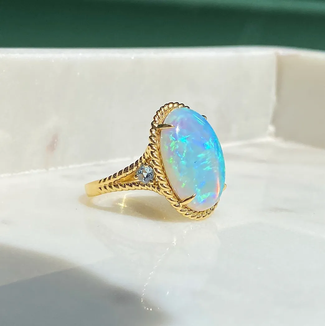 Forever Jewellery Galaxie Opal Gold Ring