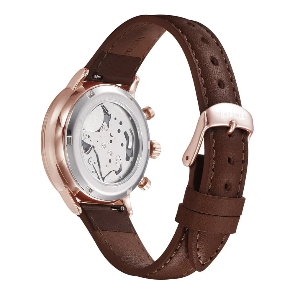 Jewelry Aries Watches ARIES GOLD VENTURER G 1033 RG-W CHRONOGRAPH MEN'S WATCH