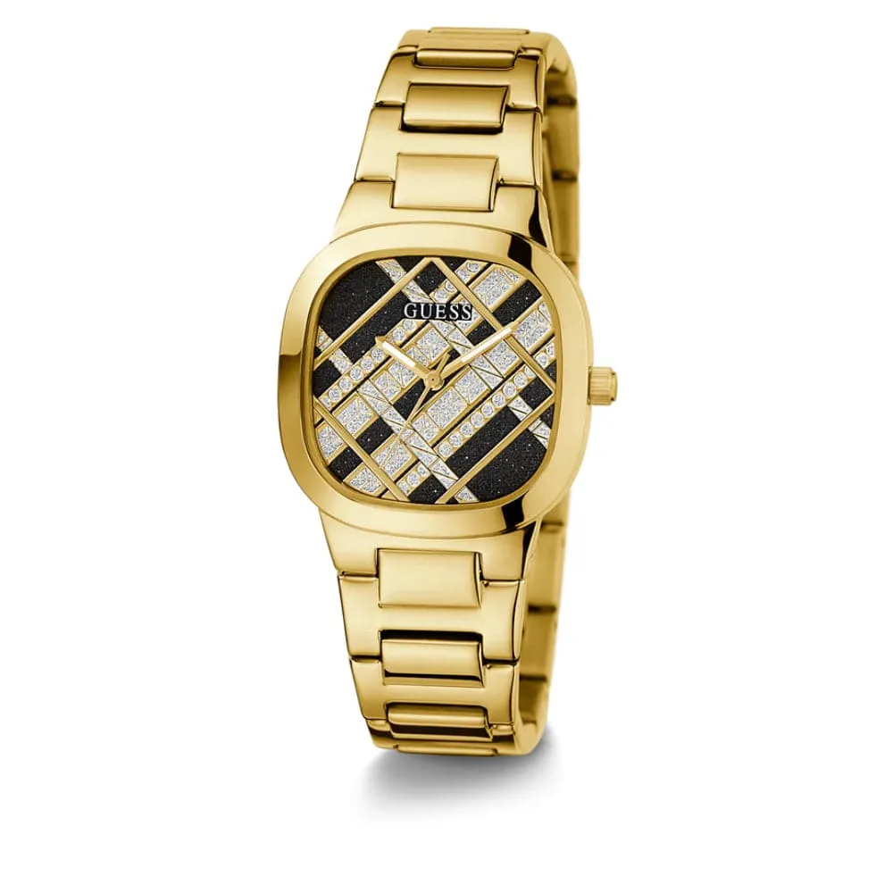 Jewelry Guess Watches Guess Analog Gold Stainless Steel Strap Women Watch GW0600L2