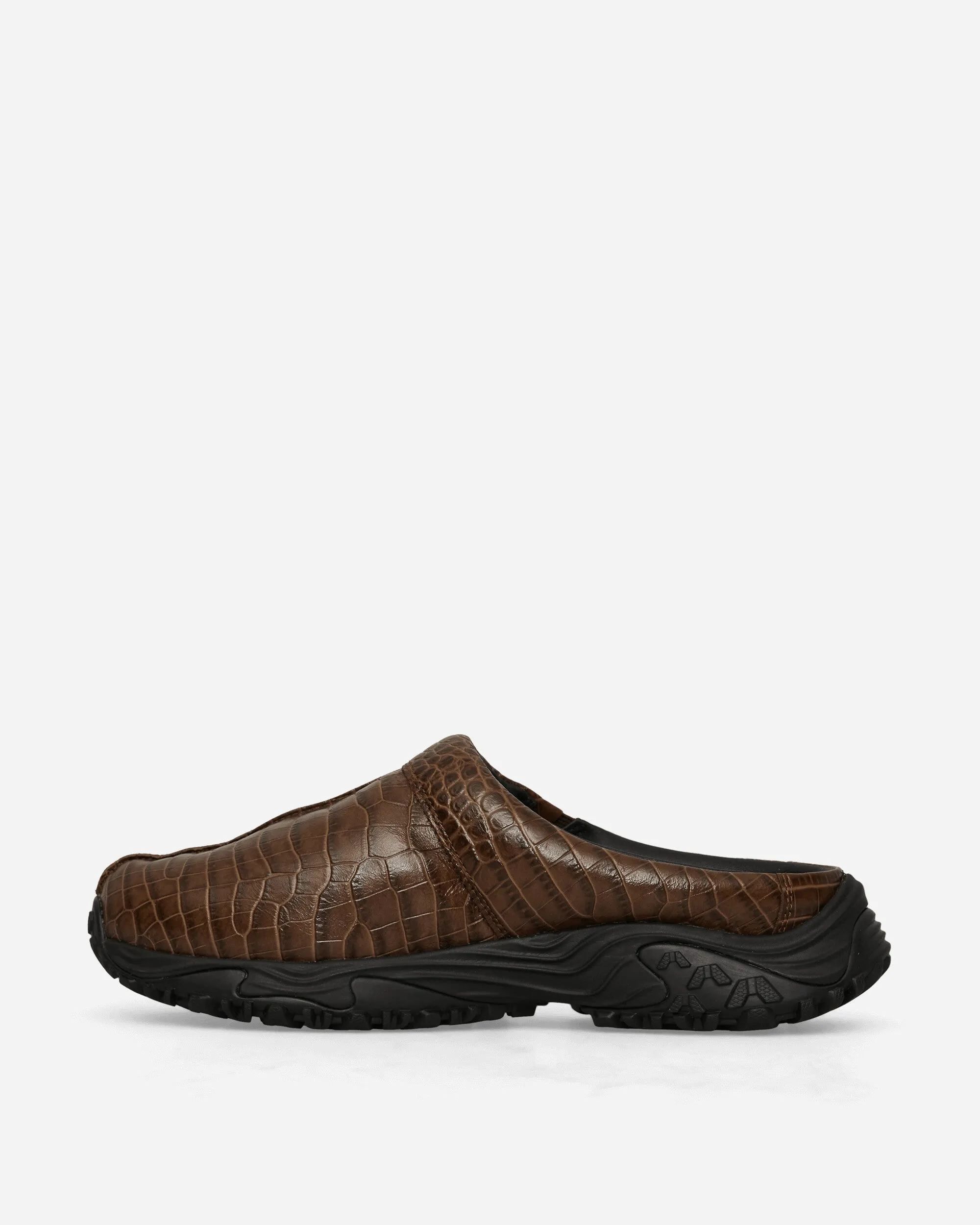 Men's Martine Rose Croc Clogs Brown