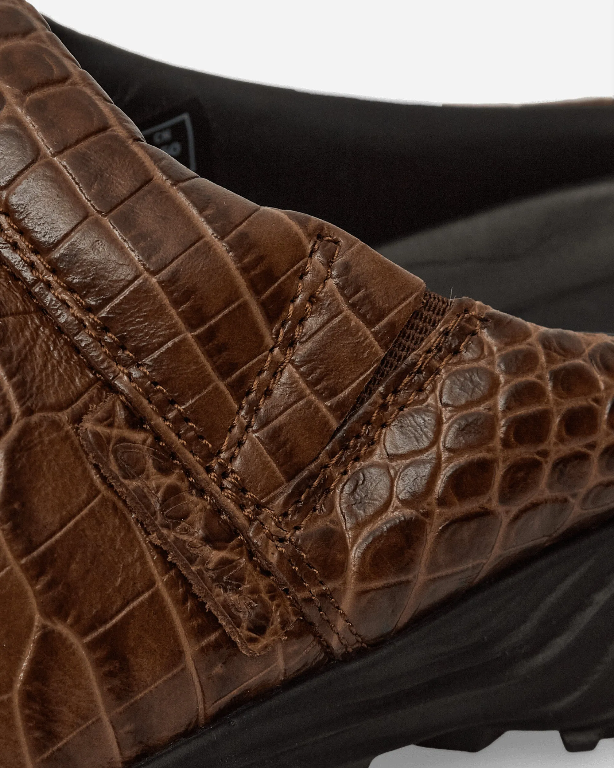 Men's Martine Rose Croc Clogs Brown