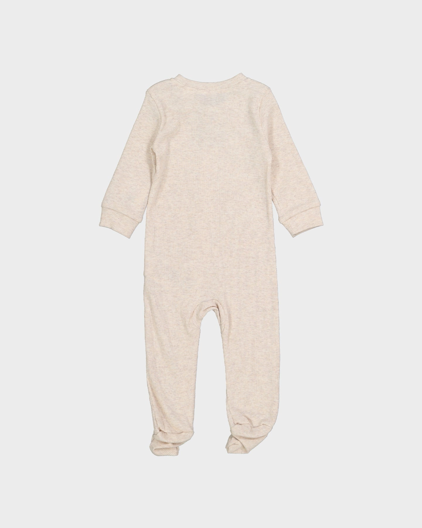 Nike Infants' E1D1 Ribbed Footed Coveralls Pale Ivory Heat