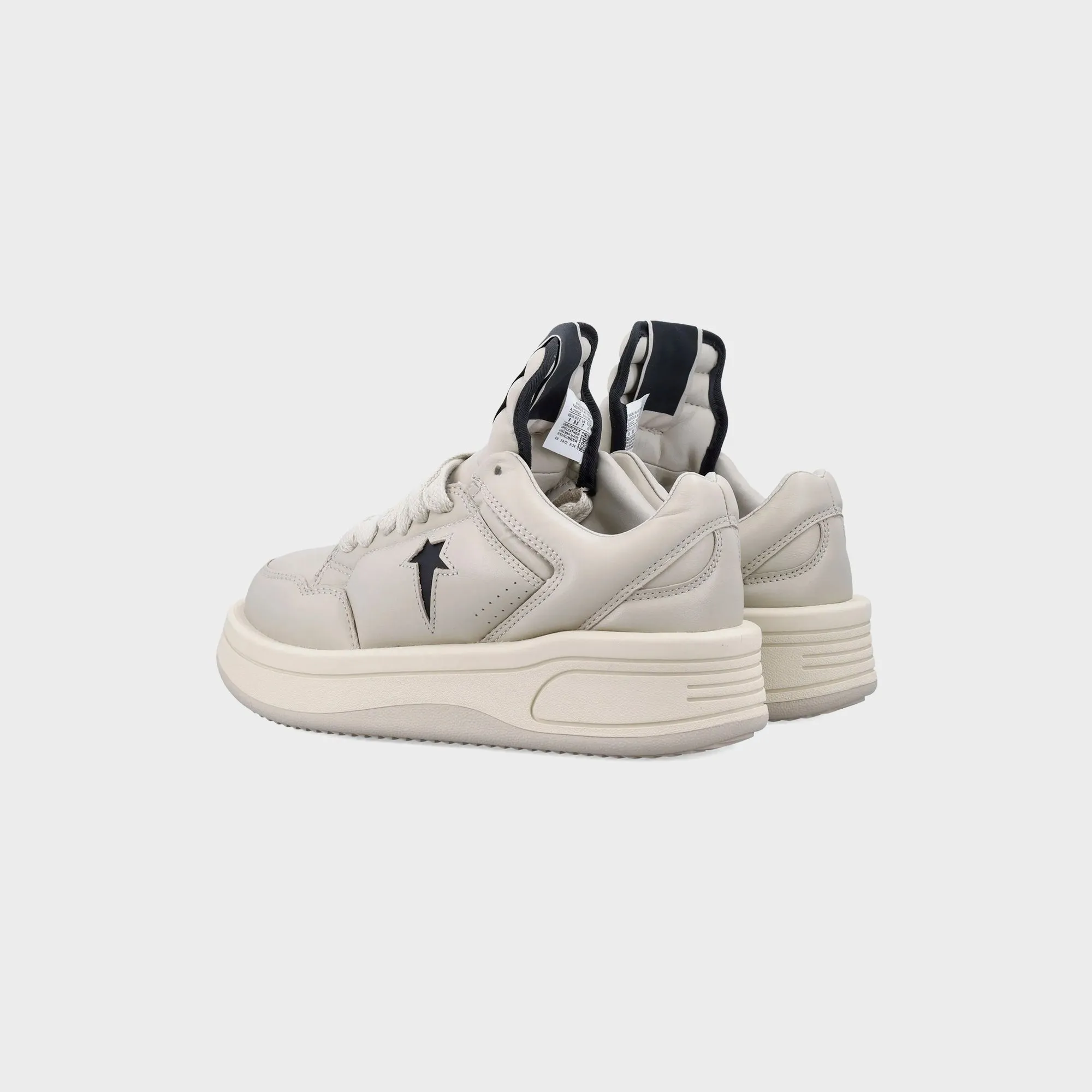 Rick Owens x Converse DRKSHDW Turbowpn Ox - Pelican / Black / Cloud Cream