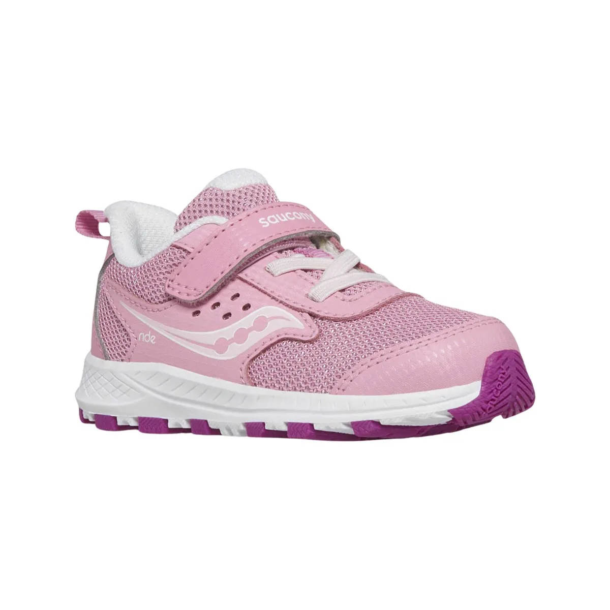 Saucony Toddler's Ride 10 Jr Pink