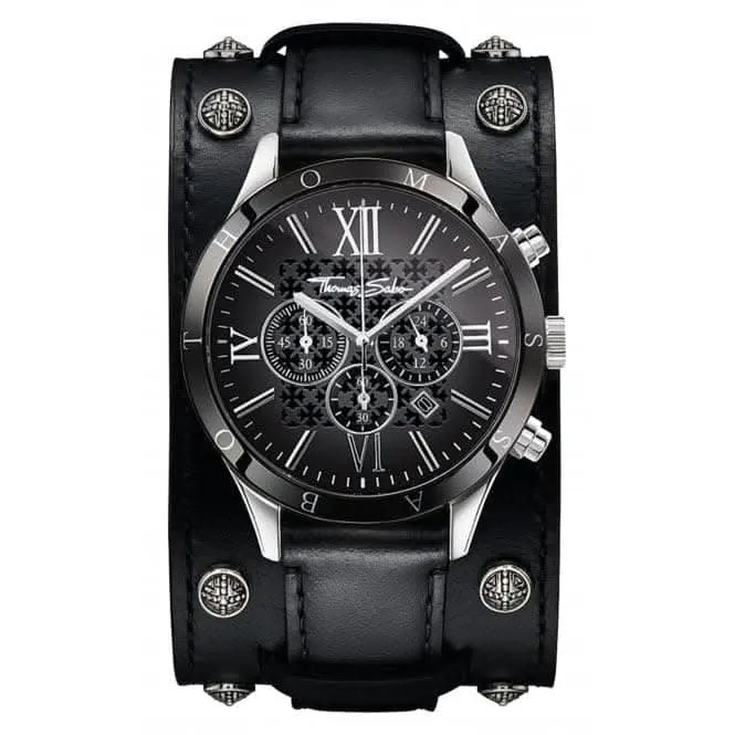 Thomas Sabo Rebel At Heart Stainless Steel Black Watch WA0140-218-203
