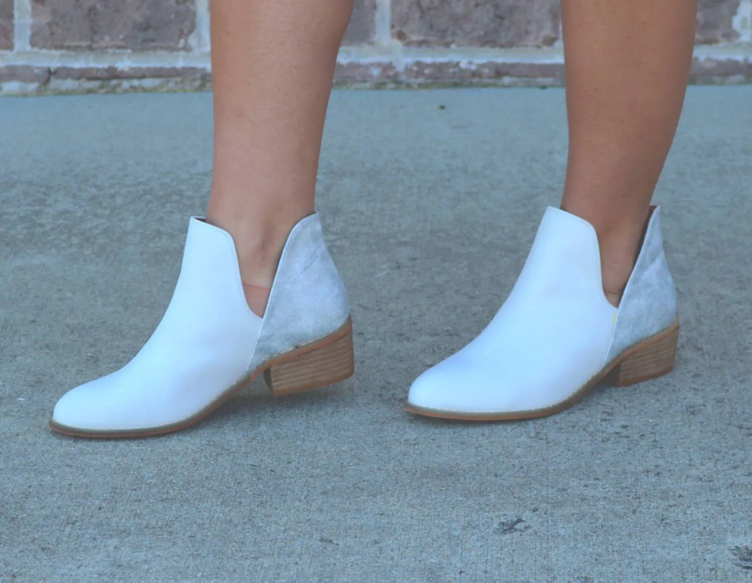 Wayland Booties In White Stars
