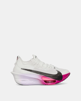 Women's Air Zoom Alphafly 3 Sneakers White / Purple Agate / Vivid Grape / Black