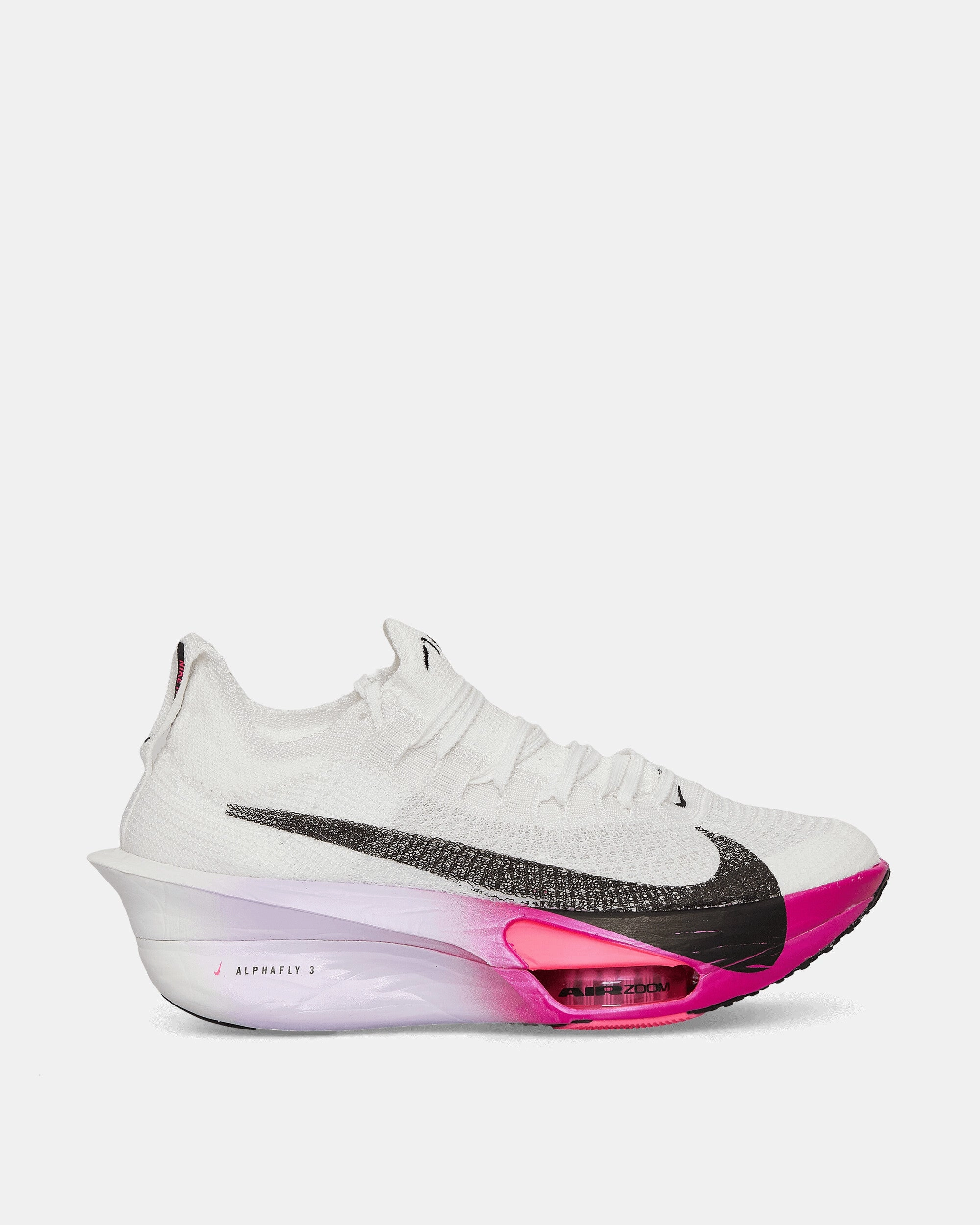 Women's Air Zoom Alphafly 3 Sneakers White / Purple Agate / Vivid Grape / Black
