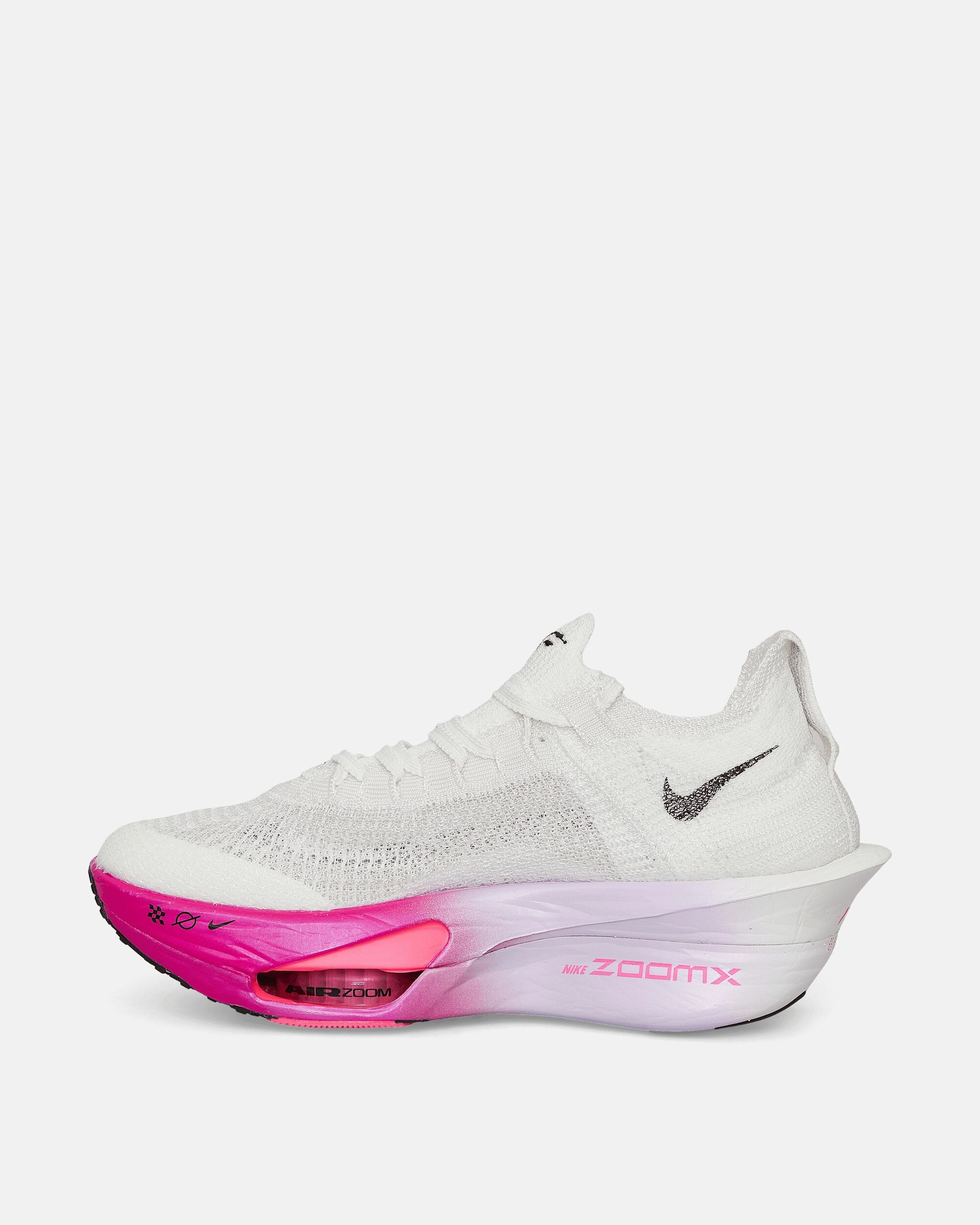Women's Air Zoom Alphafly 3 Sneakers White / Purple Agate / Vivid Grape / Black