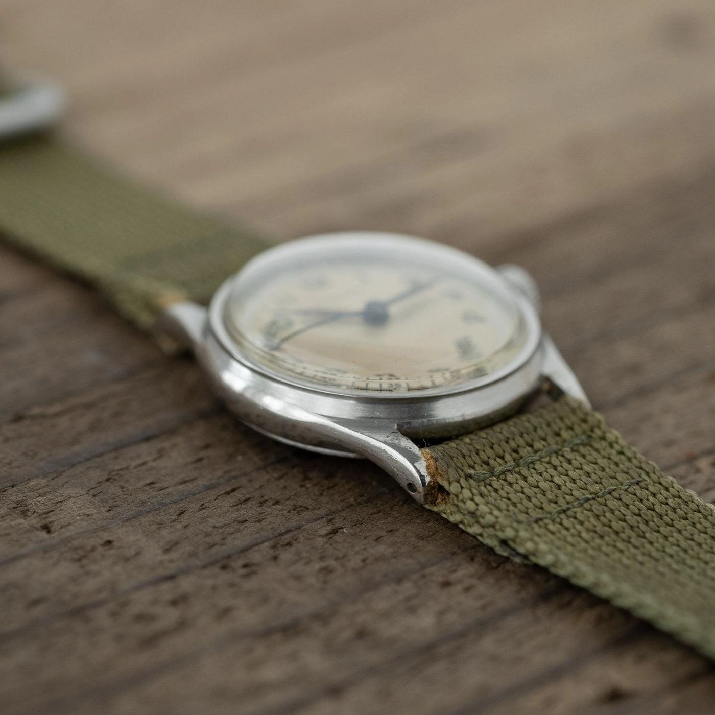 ラシーン（ギャレット）ミリタリースタイル ラウンド 32mm 1940年代