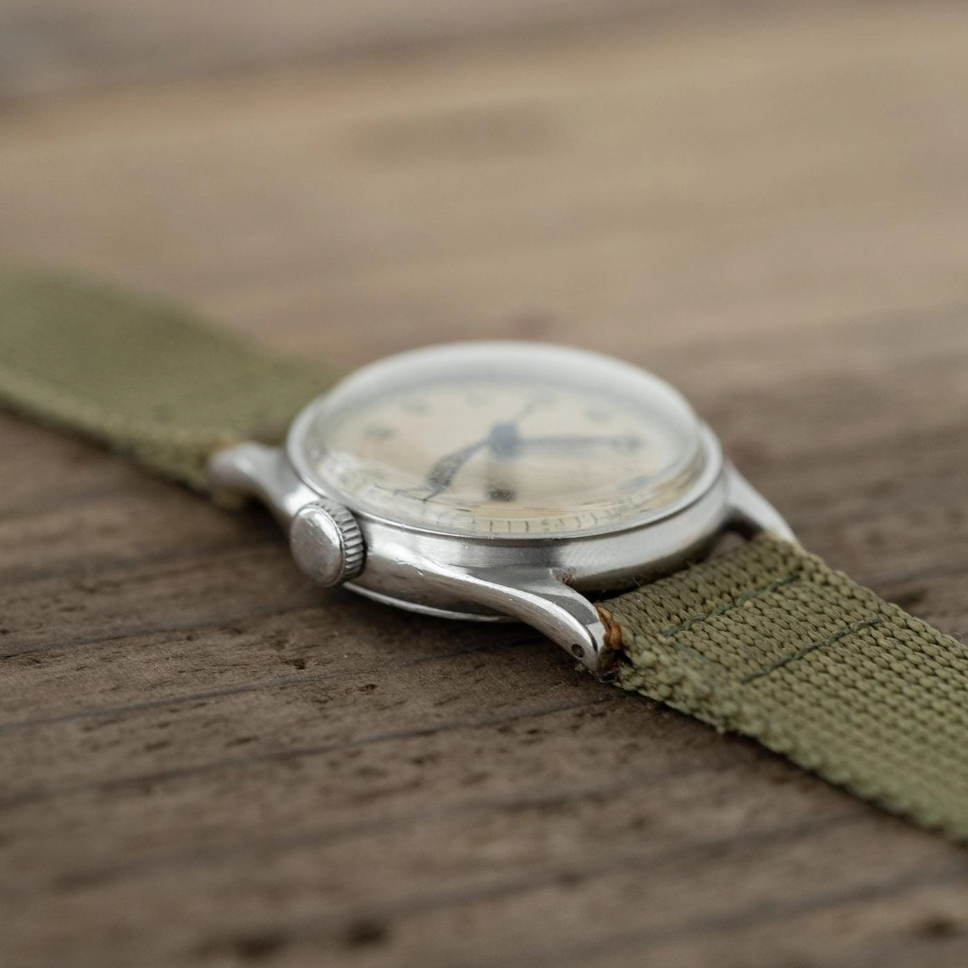 ラシーン（ギャレット）ミリタリースタイル ラウンド 32mm 1940年代