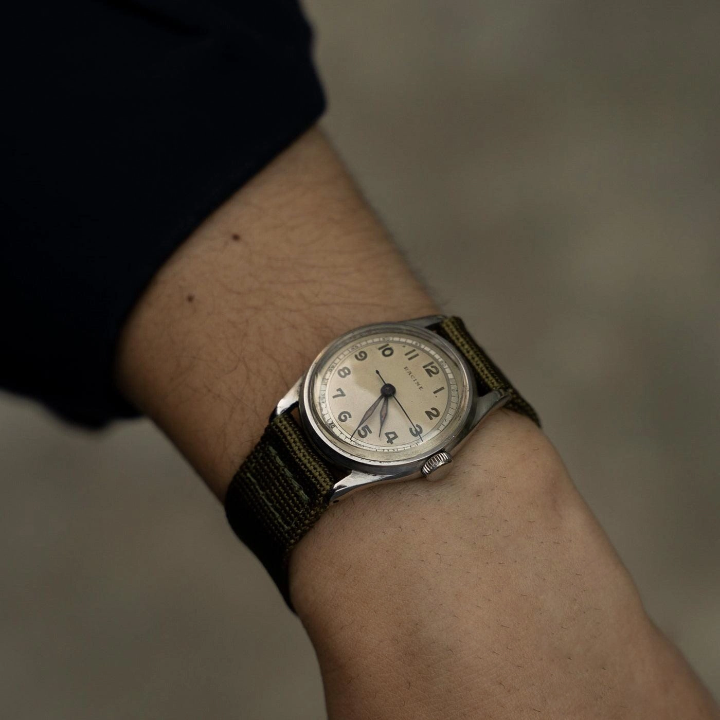 ラシーン（ギャレット）ミリタリースタイル ラウンド 32mm 1940年代