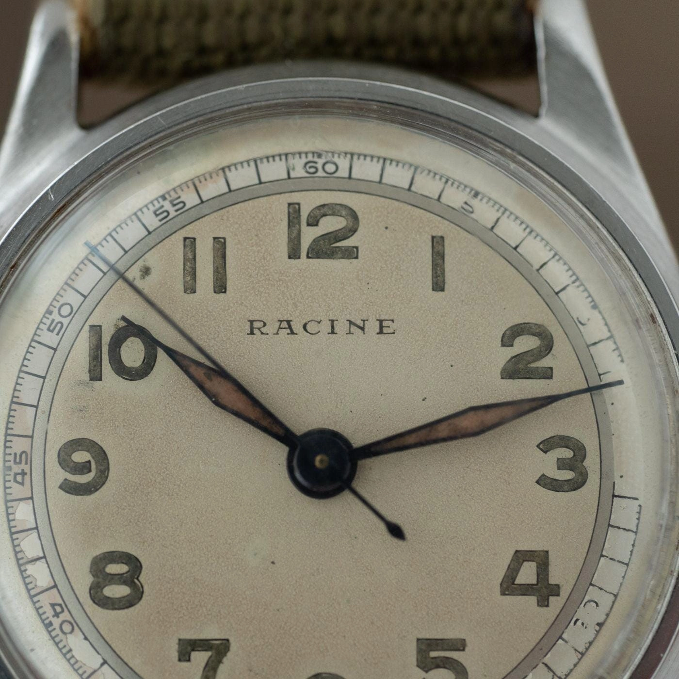 ラシーン（ギャレット）ミリタリースタイル ラウンド 32mm 1940年代