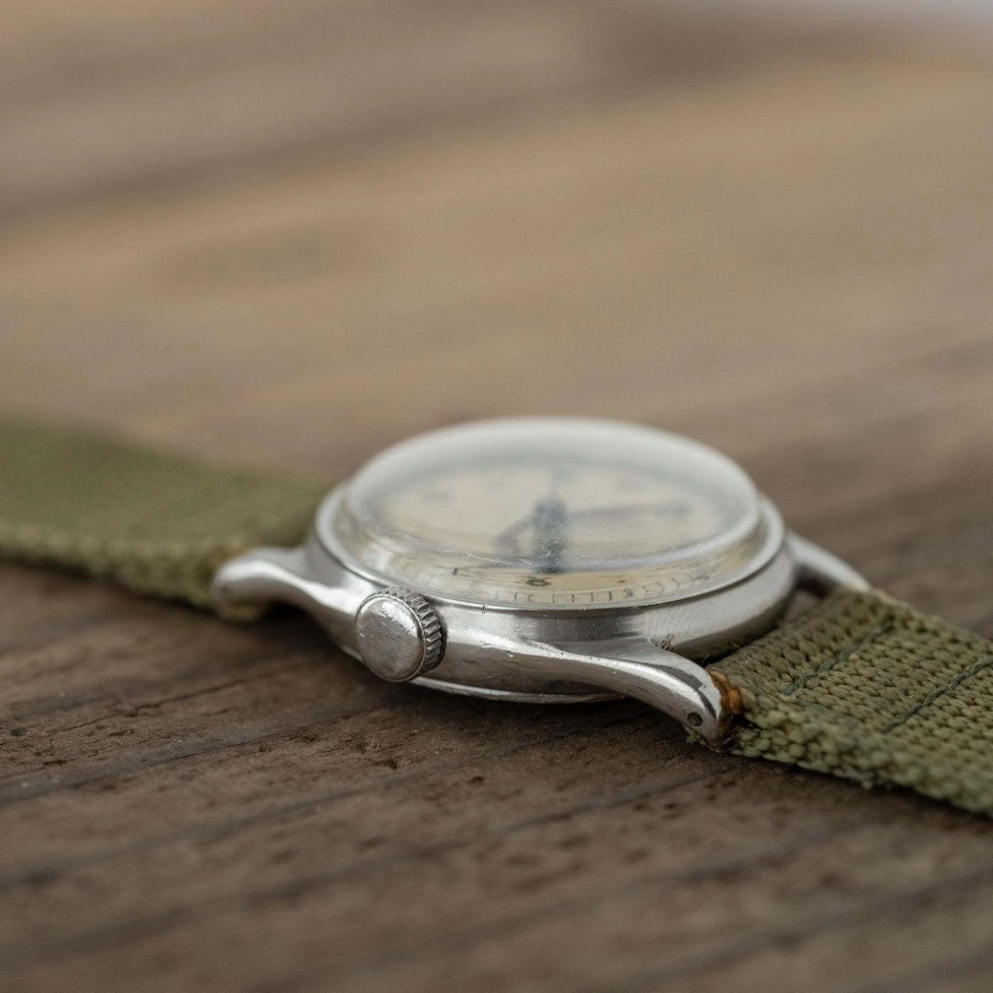 ラシーン（ギャレット）ミリタリースタイル ラウンド 32mm 1940年代