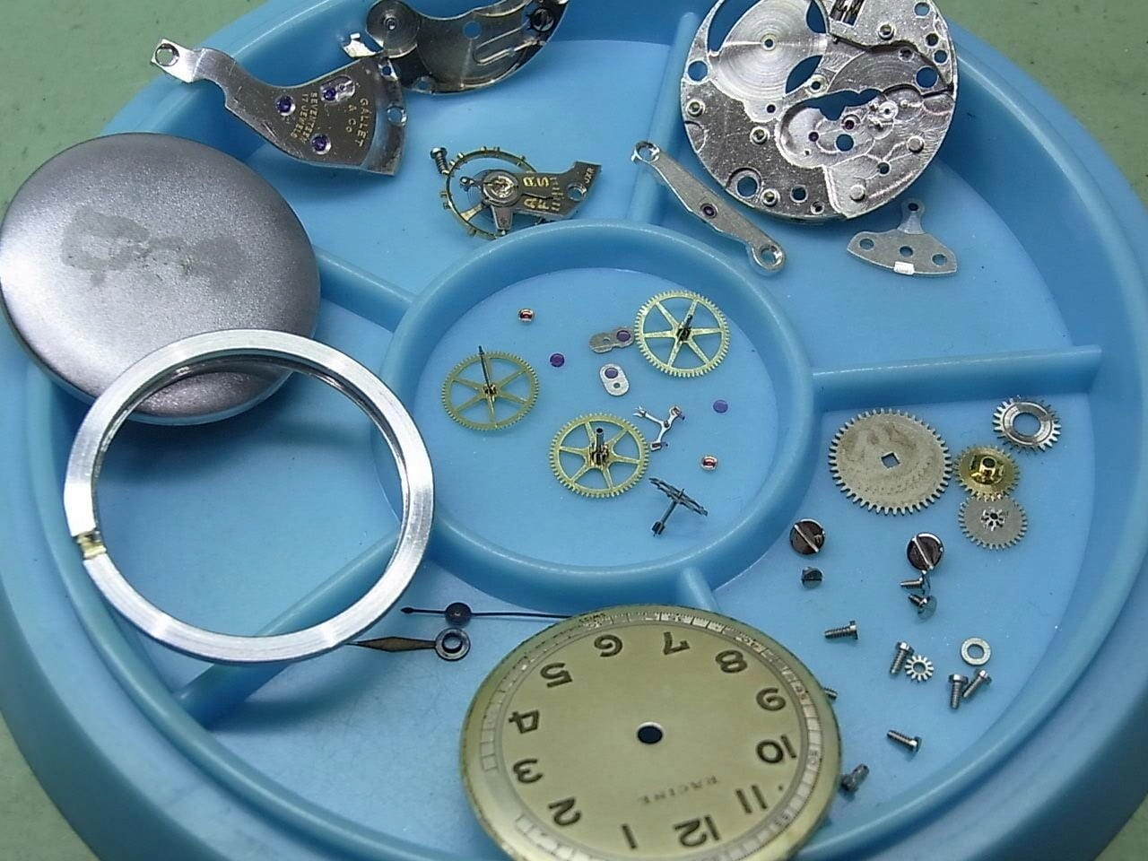 ラシーン（ギャレット）ミリタリースタイル ラウンド 32mm 1940年代