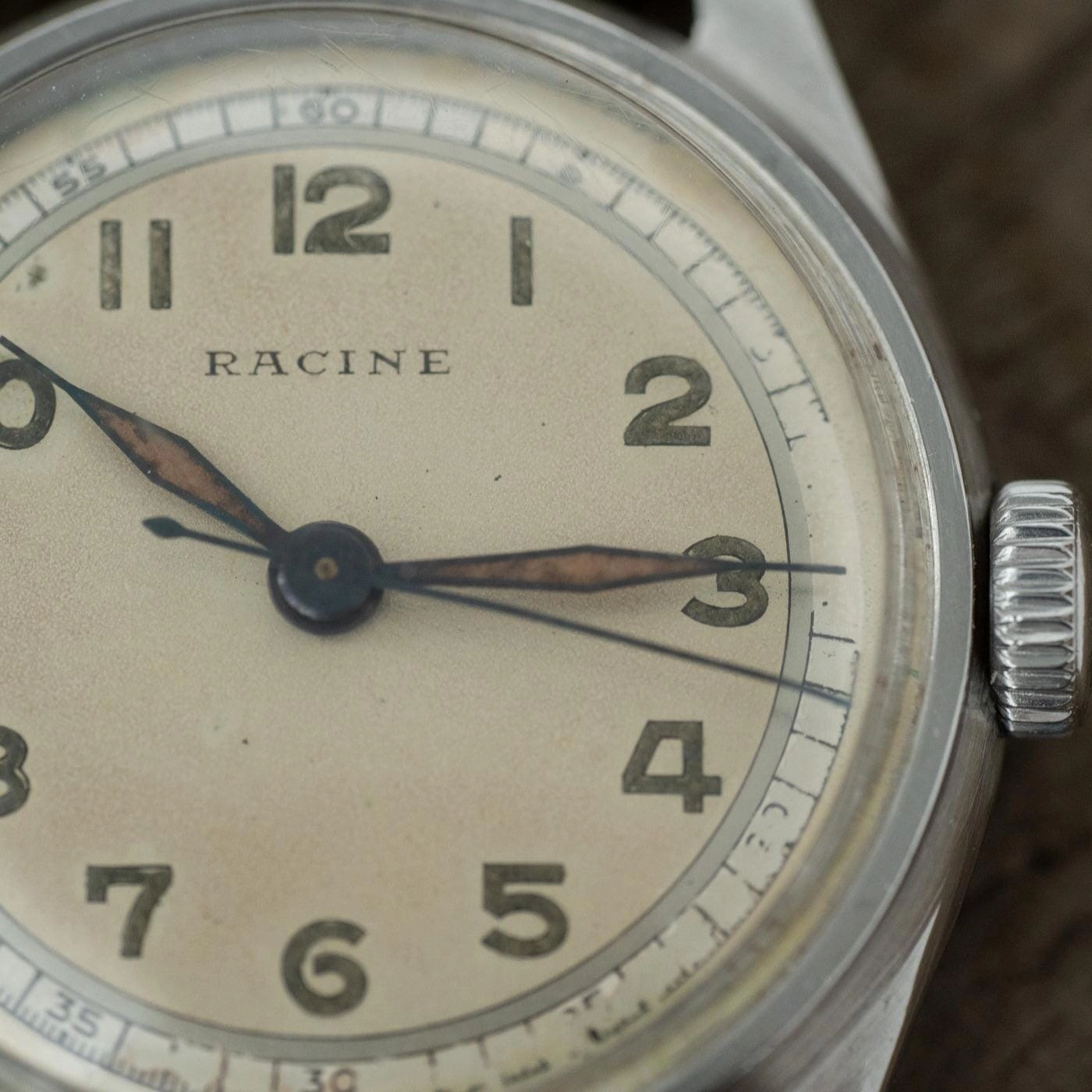 ラシーン（ギャレット）ミリタリースタイル ラウンド 32mm 1940年代