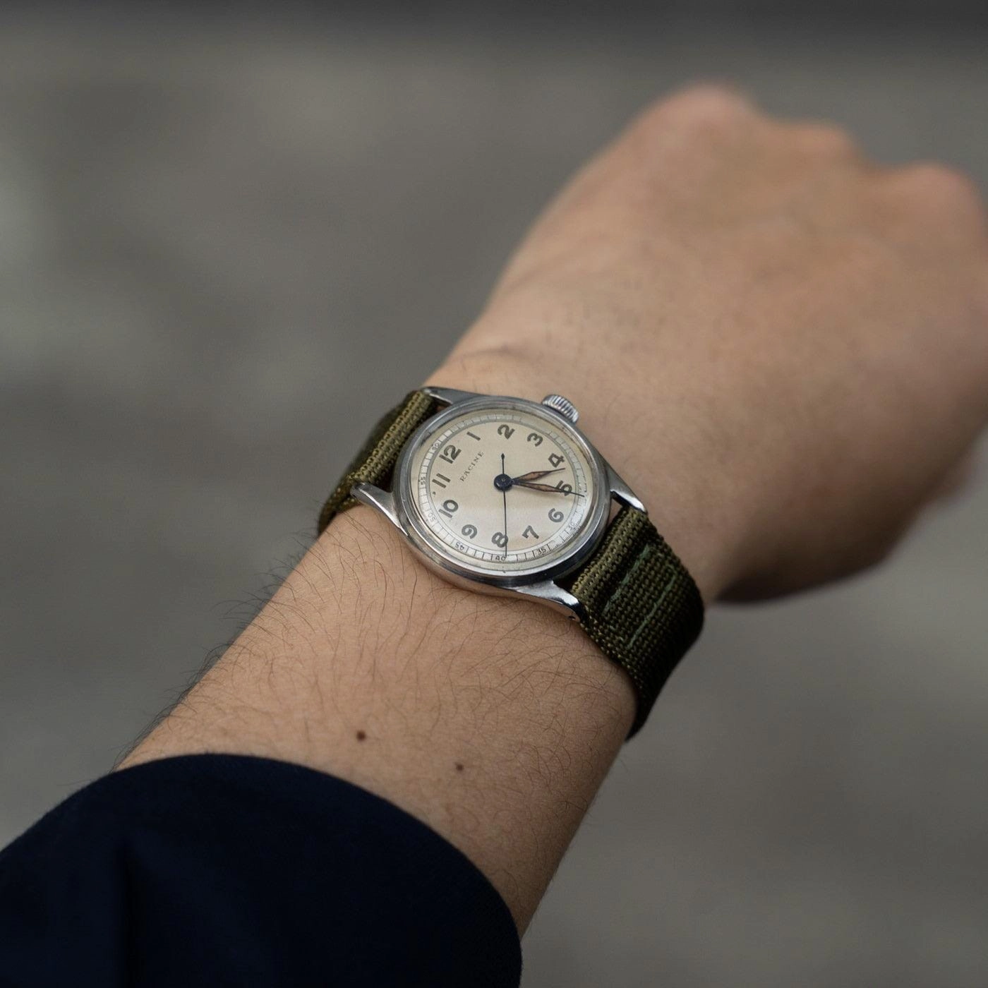 ラシーン（ギャレット）ミリタリースタイル ラウンド 32mm 1940年代
